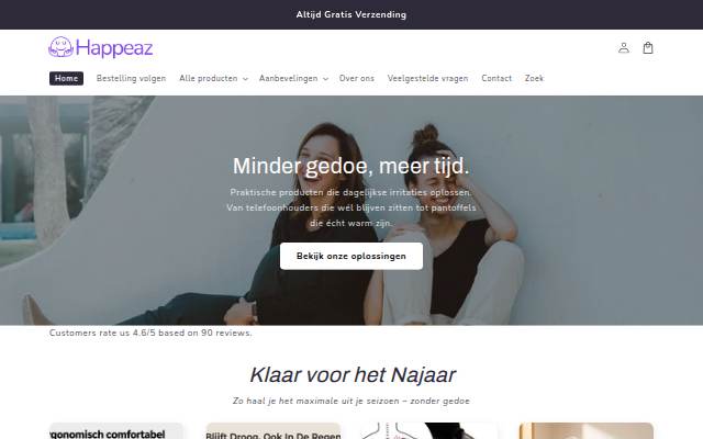 Happeaz storefront
