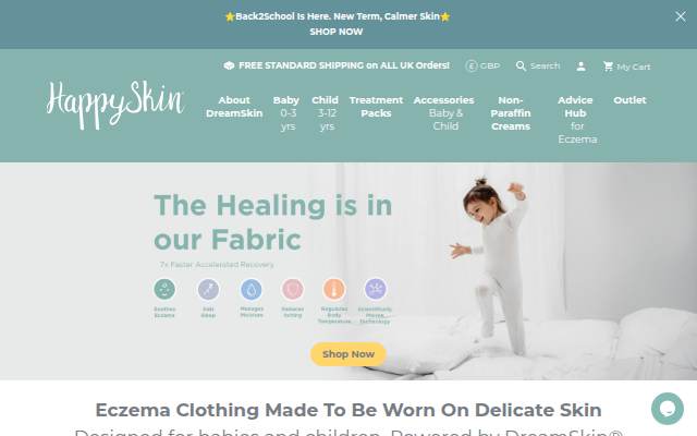 HappySkin storefront