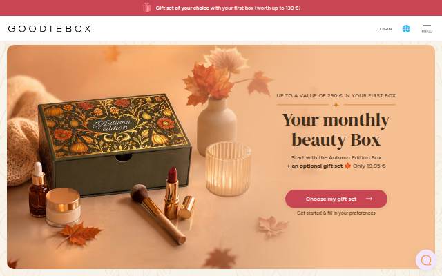 GOODIEBOX storefront