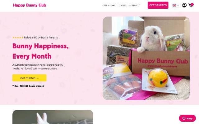 happybunnyclub.com storefront