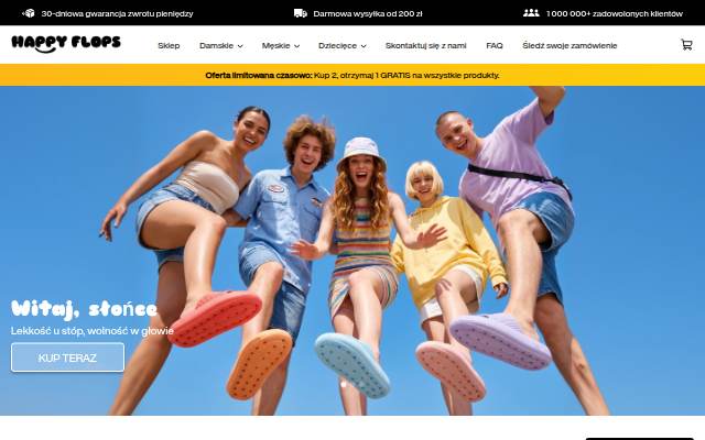 HappyFlops Poland storefront
