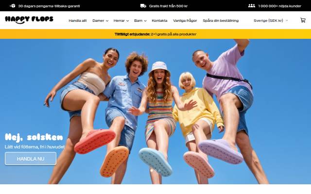 Happyflops Sverige storefront