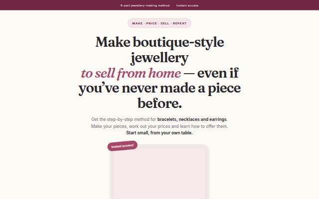 Startseite von HappyHome Jewellery