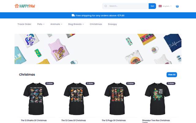Happypawtee storefront