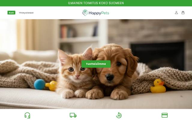 HappyPets storefront