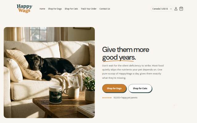HappyWags storefront