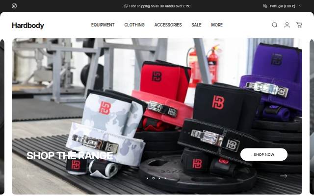Hardbody storefront