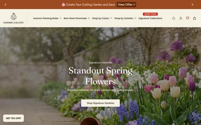 Startseite von Harding &amp; Bloom
