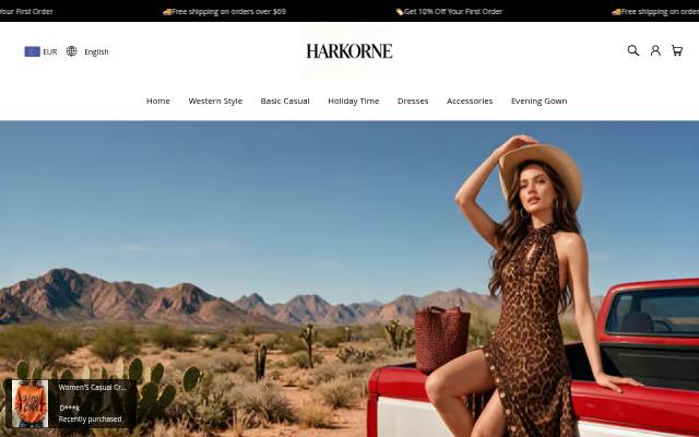 HARKORNE storefront