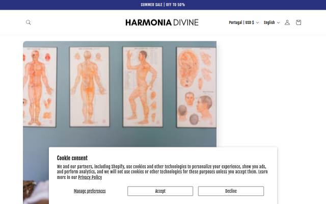 Harmonia Divine storefront