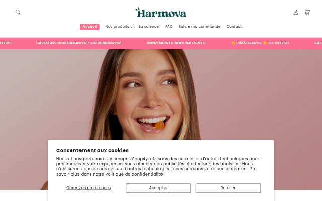 Harmova storefront