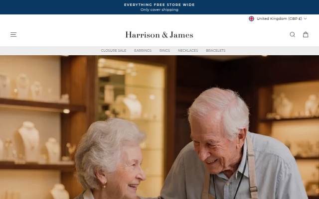 Harrison &amp; james storefront