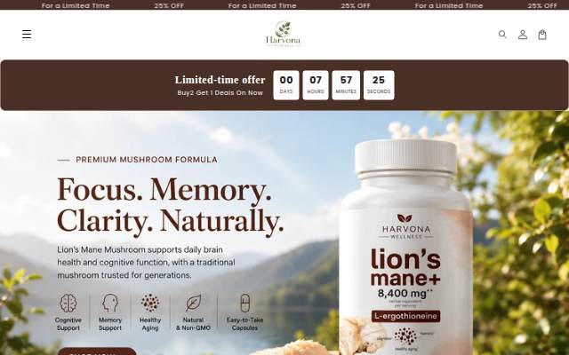 Harvona storefront