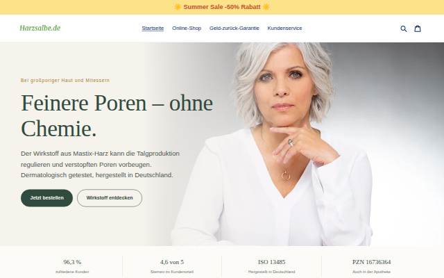 Harzsalbe storefront