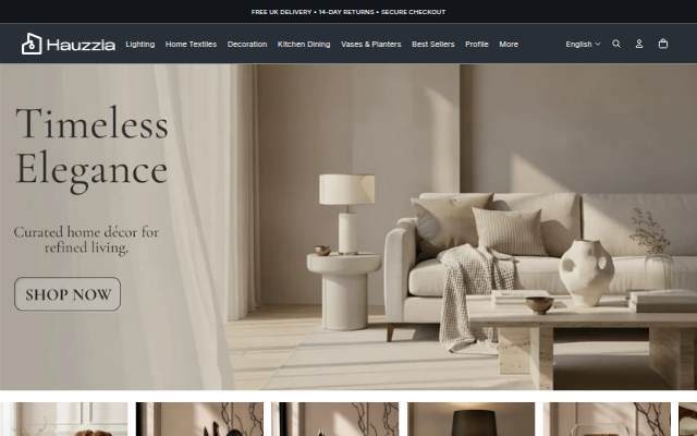 Hauzzia storefront