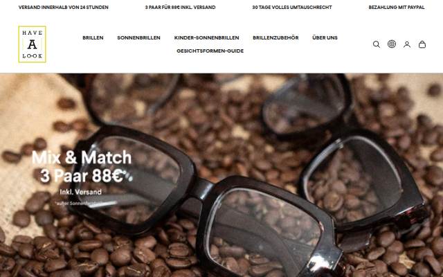Have A Look DE storefront