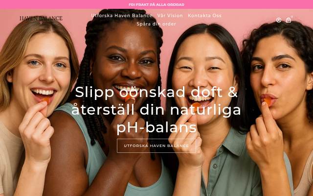 Haven Balance storefront