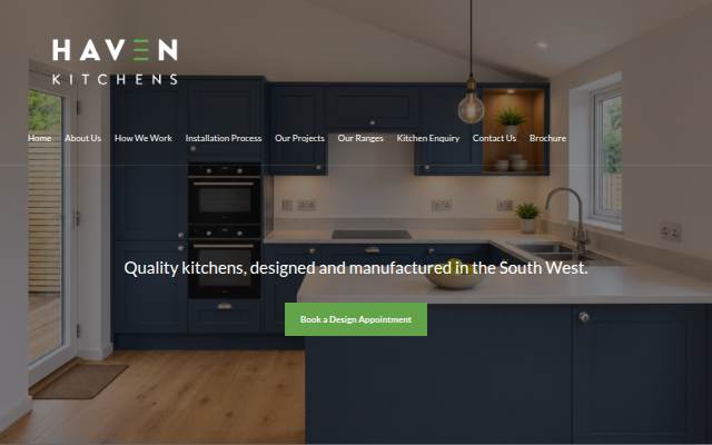 Haven Kitchens - Quality kitchens, born in the South West storefront