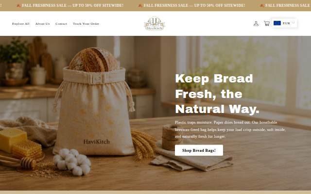 HaviKitch storefront
