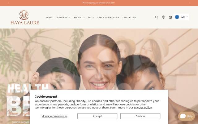 Haya Laure storefront