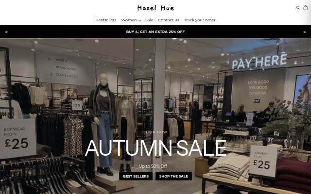 Startseite von Hazel Hue
