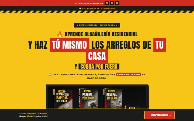 Montra da Albañil en casa + 6 bonos