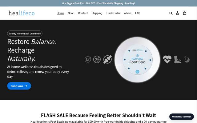 Healifeco storefront