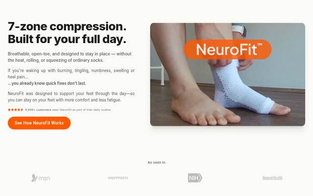 NeuroFit™ — 7 storefront