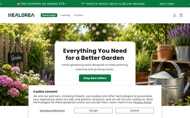 Healorea storefront