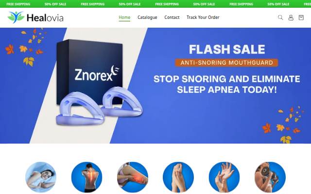 Healovia storefront