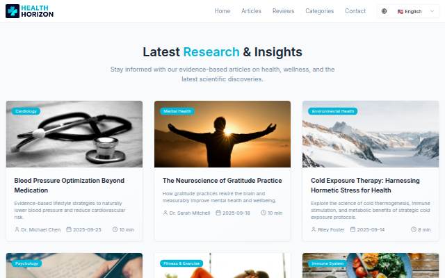 Montra da Health Horizon