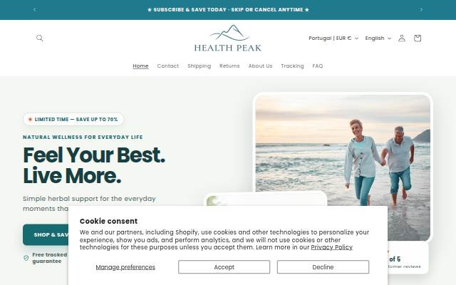 Montra da Health Peak