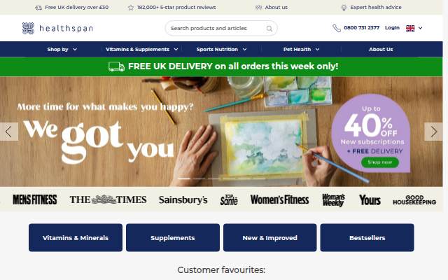 Montra da Healthspan UK