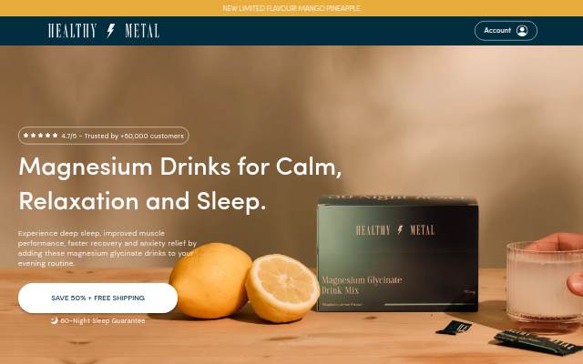 Healthy Metal storefront