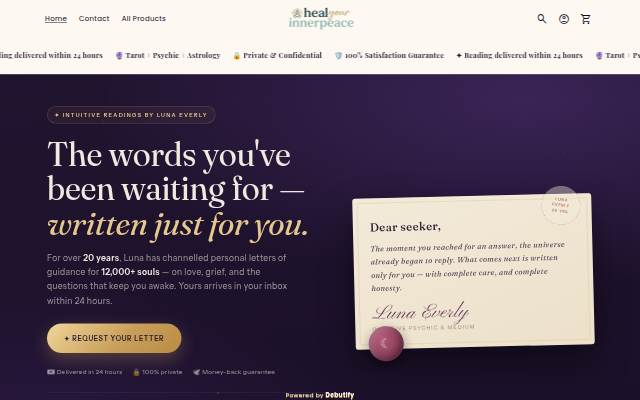healyourinnerpeace storefront