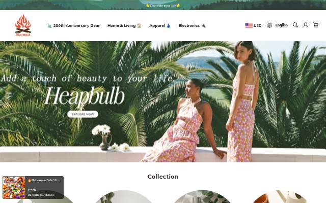Heapbulb storefront