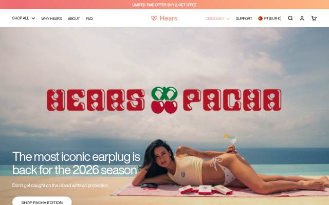 Hears storefront