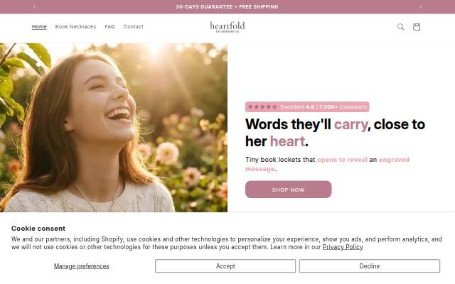 Startseite von HeartFold