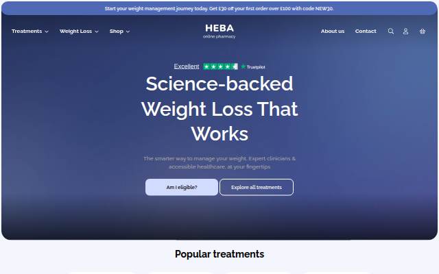 HEBA storefront