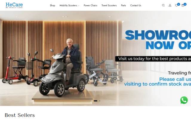 Startseite von Hecare