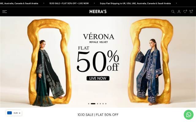 Heeras Official storefront