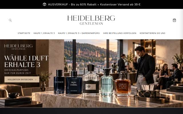 Heidelberg Gentleman storefront