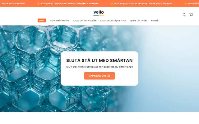 Vello storefront