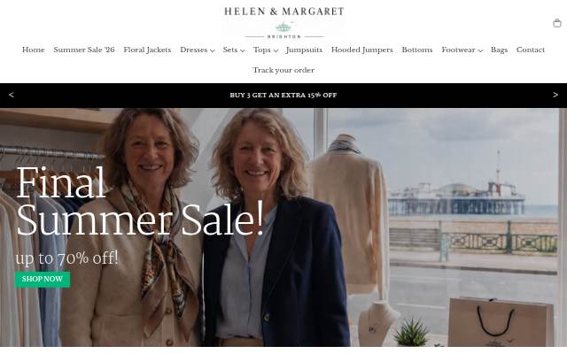 Helen &amp; Margaret storefront