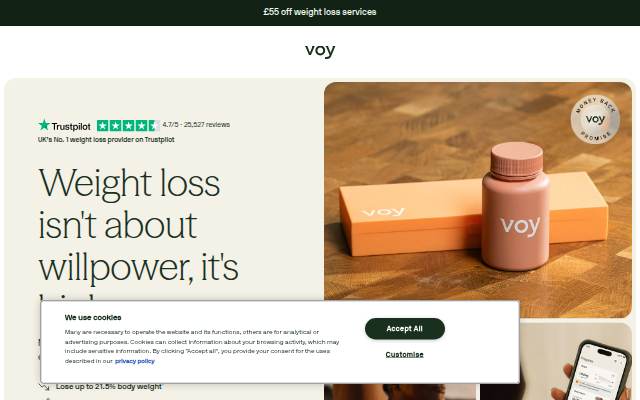 Voy — Weight loss built for your health storefront