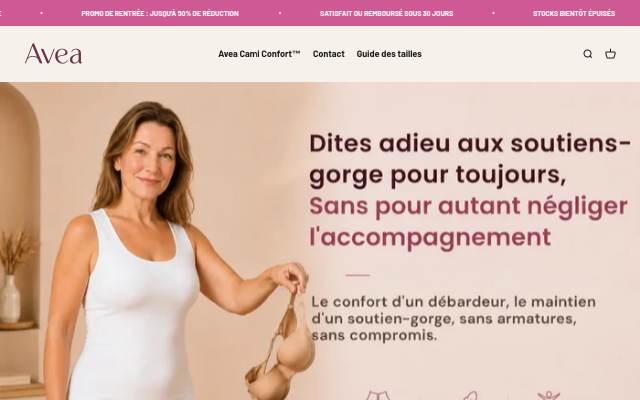 Avea underwear storefront