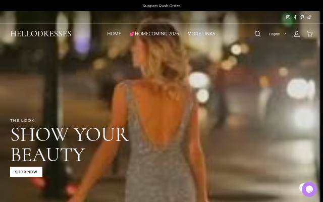 hellodresses storefront