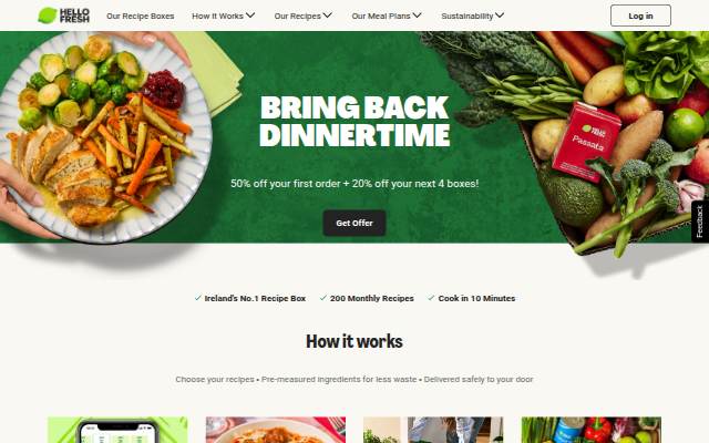 HelloFresh storefront