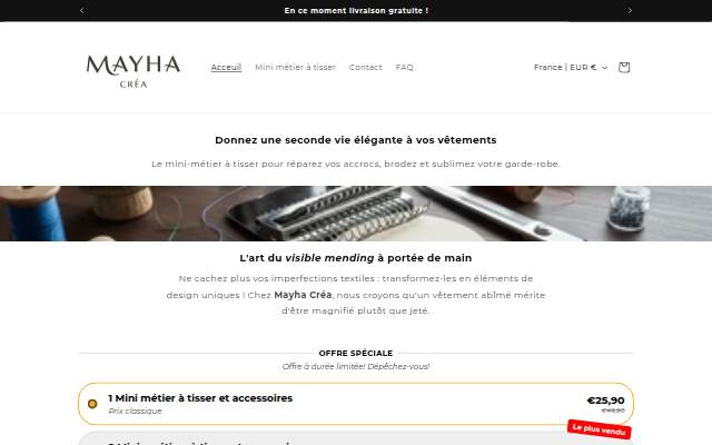 Mayha storefront