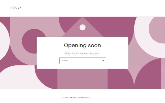 Novya storefront